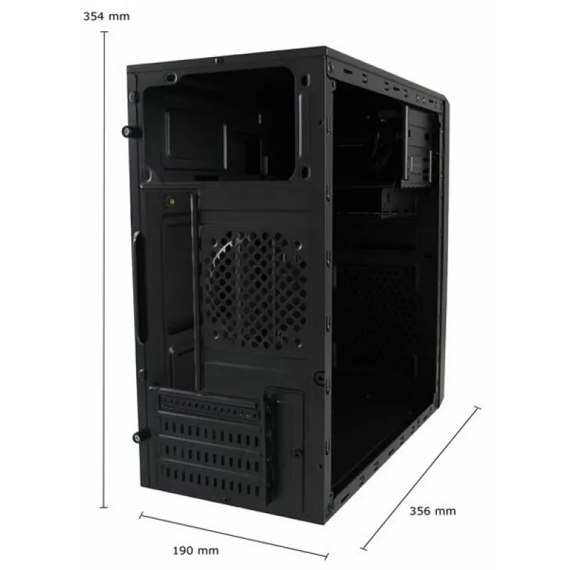 PC Case LC-Power 2014MB Midi Tower Black