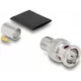 Coaxial connector DELOCK 91773 BNC male, brass/nickel contacts, 16×30×16 mm
