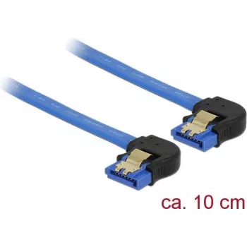 SATA cable DeLOCK 85094 0.1 m SATA 7-pin Black Blue