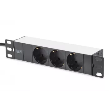 Aluminium Outlet Strip Digitus DN-95411 3 Safety Outlets 2m