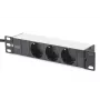Aluminium Outlet Strip Digitus DN-95411 3 Safety Outlets 2m