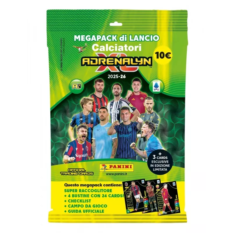 Trading card starter set PANINI Italian League 2025 Mega Starter Set