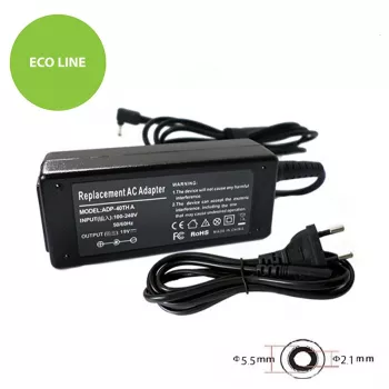 Laptop Charger for Acer 45W: 19V, 2.37A