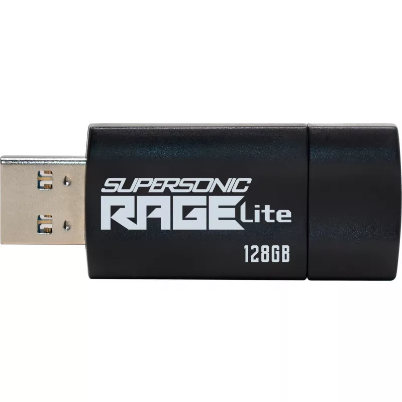 USB flash drive PATRIOT Supersonic Rage Lite 128 GB USB Type-A 3.2 Gen 1, 180 MB/s, blue/black