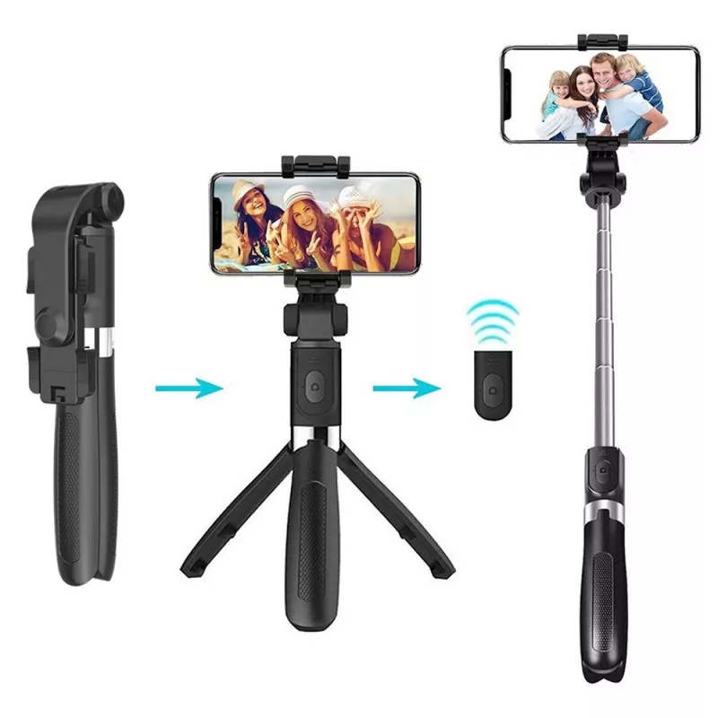 Tripod MEDIA-TECH MT5542 Selfie Tripod 2in1 Adjustable Height Lightweight