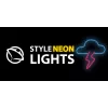 Neon Light MANTA SNL71BL Cloud with Lightning Blue‑Pink – decorative LED neon sign
