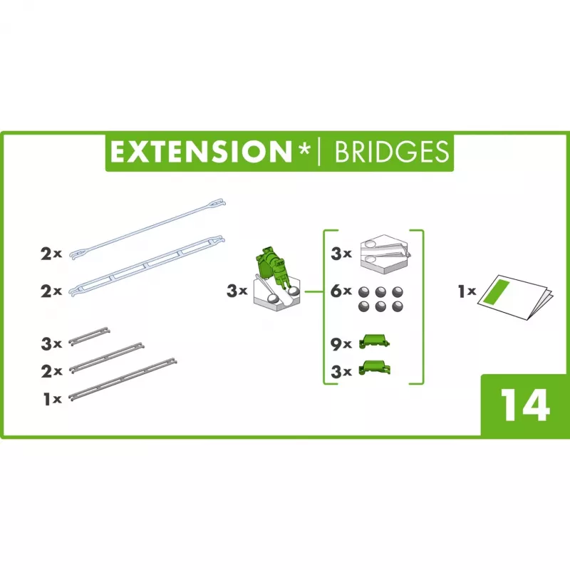 GraviTrax Extension Bridges Ravensburger 22423 Multicolour