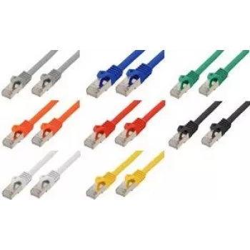 Networking cable shiverpeaks BASIC-S Cat7 S/FTP Grey 1 m