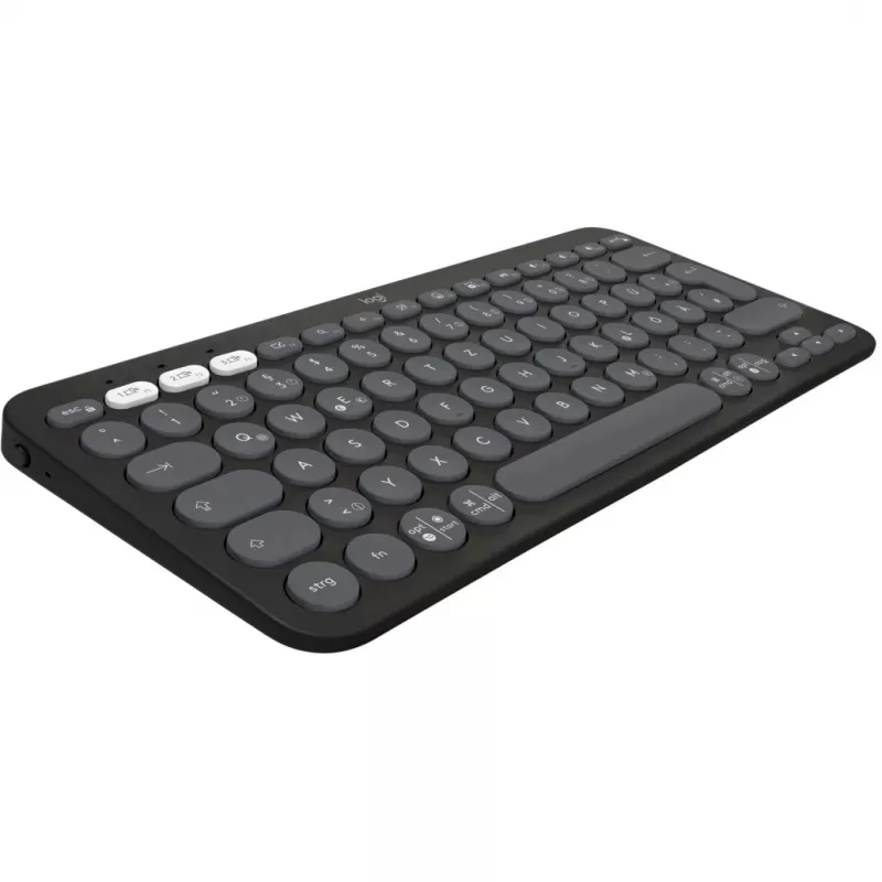 Logitech Pebble Keys 2 K380s - Keyboard - Wireless - Bluetooth LE - QWERTZ - German - Tonal Graphite (920-011795)