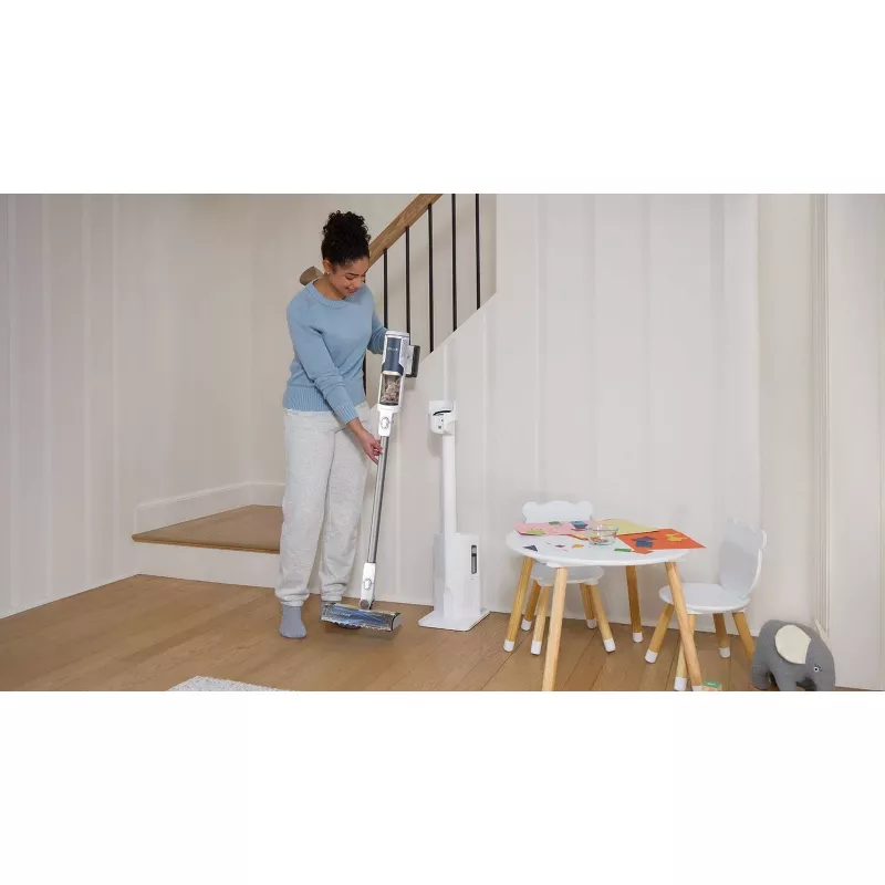 Sharkclean BU3521EU stick vacuum/electric broom 2-in-1 stick vacuum Battery Dry Bagless 21.6 W Blue, White