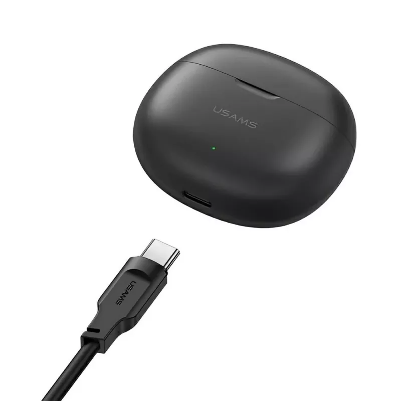 Headphones Usams BHUYO01 Bluetooth headphones 5.3 TWS Rhymbo black