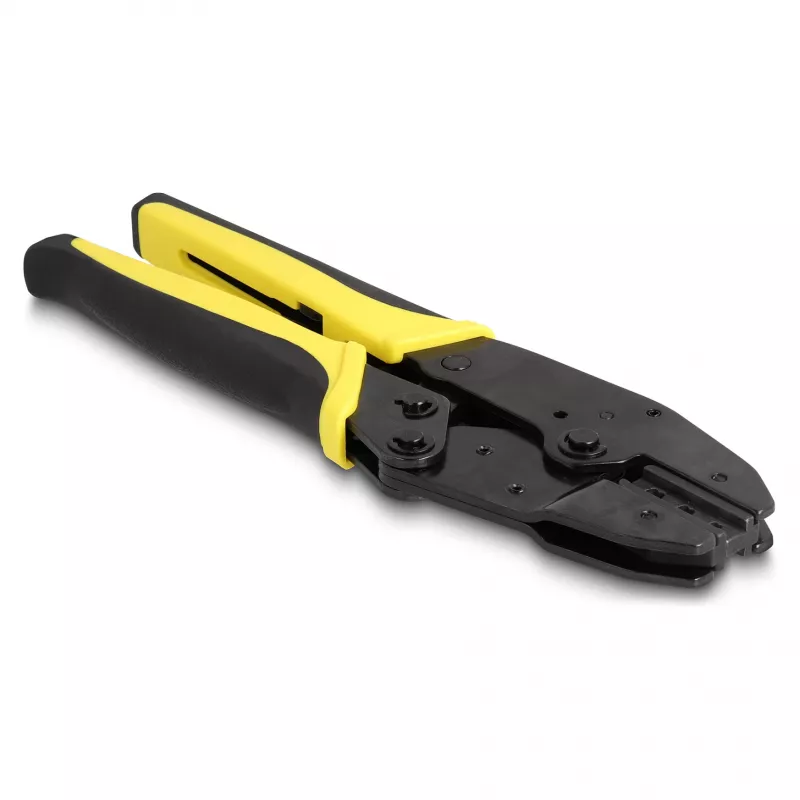 DeLOCK 90546 cable crimper Crimping tool Black Yellow 60 mm 218 mm 17 mm
