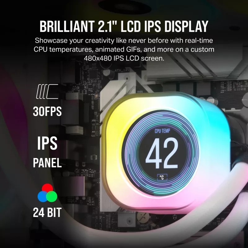 Display Corsair CW-9061012-WW White 210g