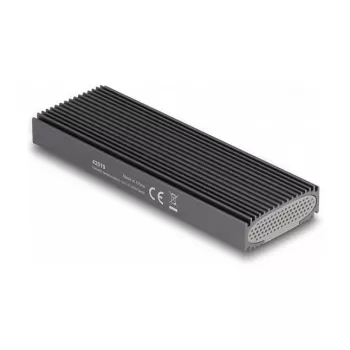 SSD enclosure DeLOCK External USB Type-C Combo Enclosure for M.2 NVMe PCIe or SATA SSD tool free