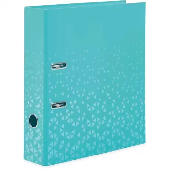 HERMA Color ring binder A4 Turquoise D-ring Cardboard 1 pc