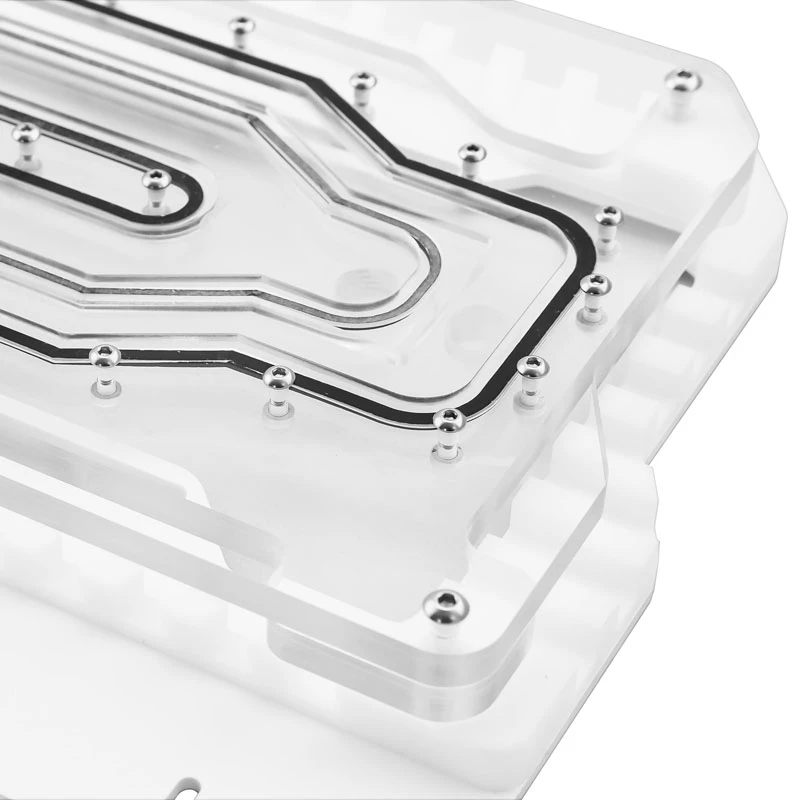 Front distribution plate Singularity Spectre 2.0 Elite Kit for custom water cooling (SC-SPECTRE-ELITE-FRONT-WH)