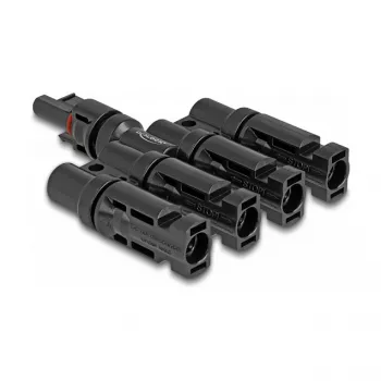 Solar panel connector DeLOCK DL4 1 x female to 4 x male black