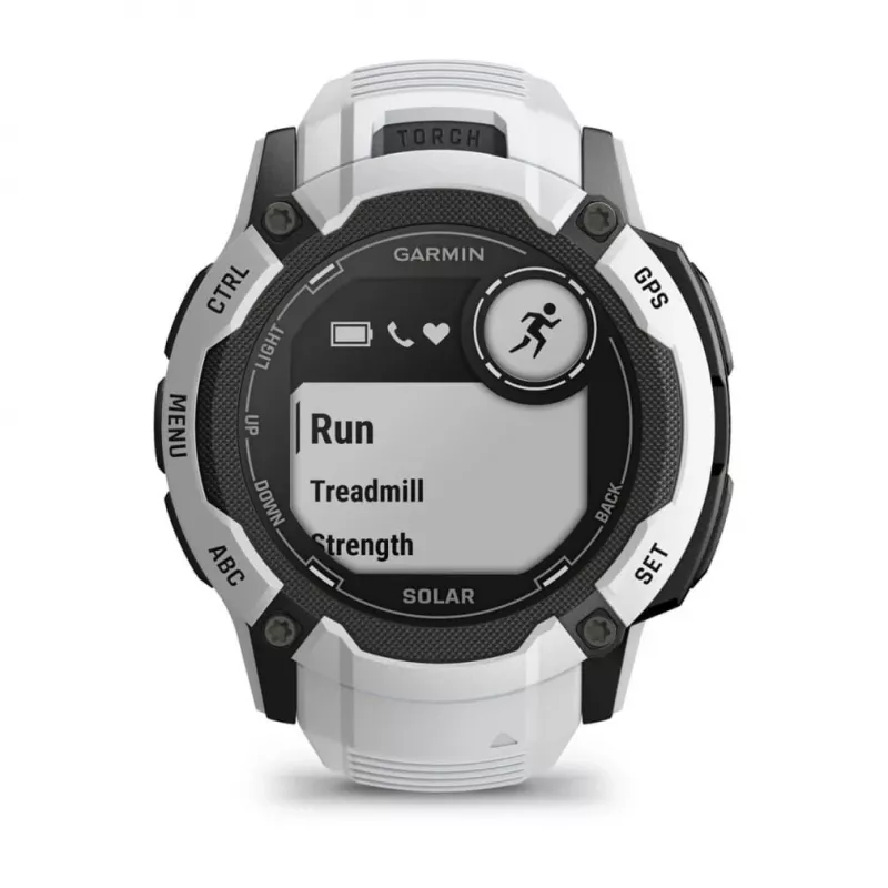 Garmin Instinct 2X Solar 2.79 cm (1.1) MIP 50 mm Digital 176 x 176 pixels Touchscreen White GPS (satellite)