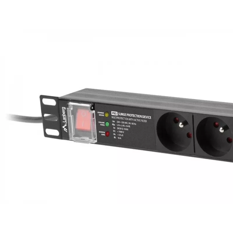 Power Distribution Unit PDU Lanberg PDU-PRO-07E-0200-BK