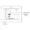 Video intercom Hikvision DS-KH6320-TE1, 7 inch capacitive touchscreen, PoE, 1024×600, MicroSD up to 32GB, Ethernet, Linux
