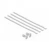 DeLOCK Patch Panel 10 inch 8 port Cat.6A 0.5U black