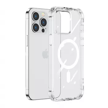 Transparent magnetic case Joyroom JR-14H6 for iPhone 14 Pro, magnetic closure, clear protective shell