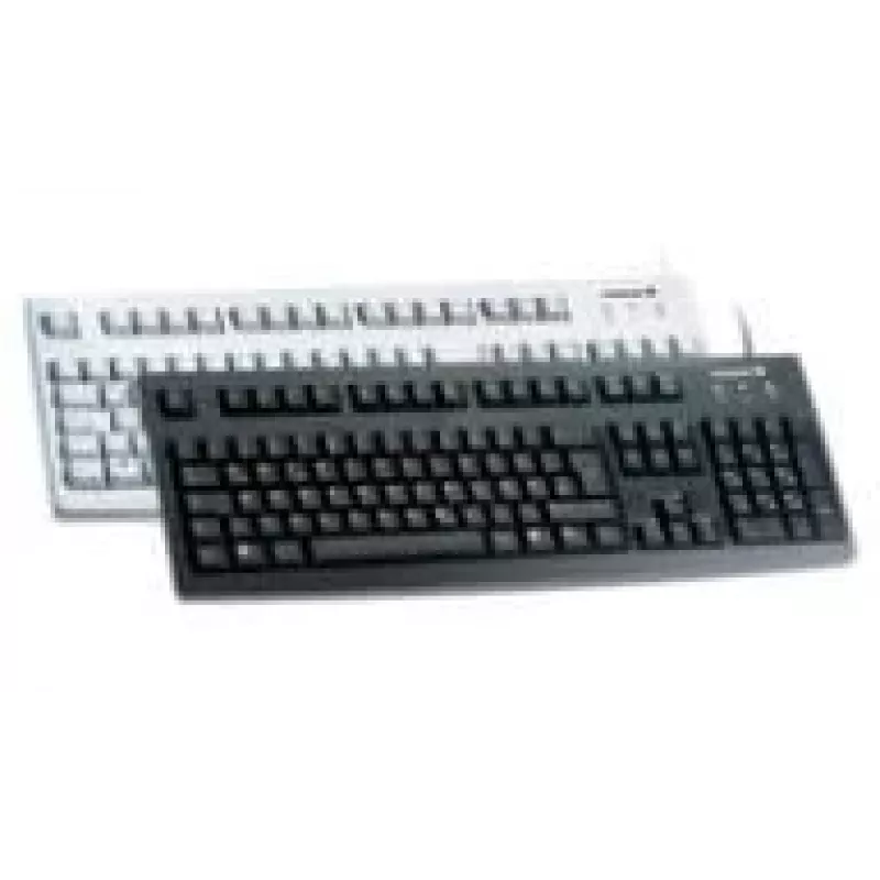 Wired Cherry G83-6105 USB French (FR) Keyboard, Grey, 1.75 m USB Cable
