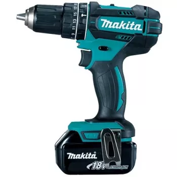 Makita DHP482RFE, Drill Driver, Black, Blue, 1,3 cm, 1900 RPM, 3,8 cm, 1,3 cm
