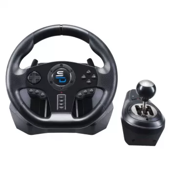 Steering wheel + Pedals Subsonic GS850-X Black 270° rotation USB