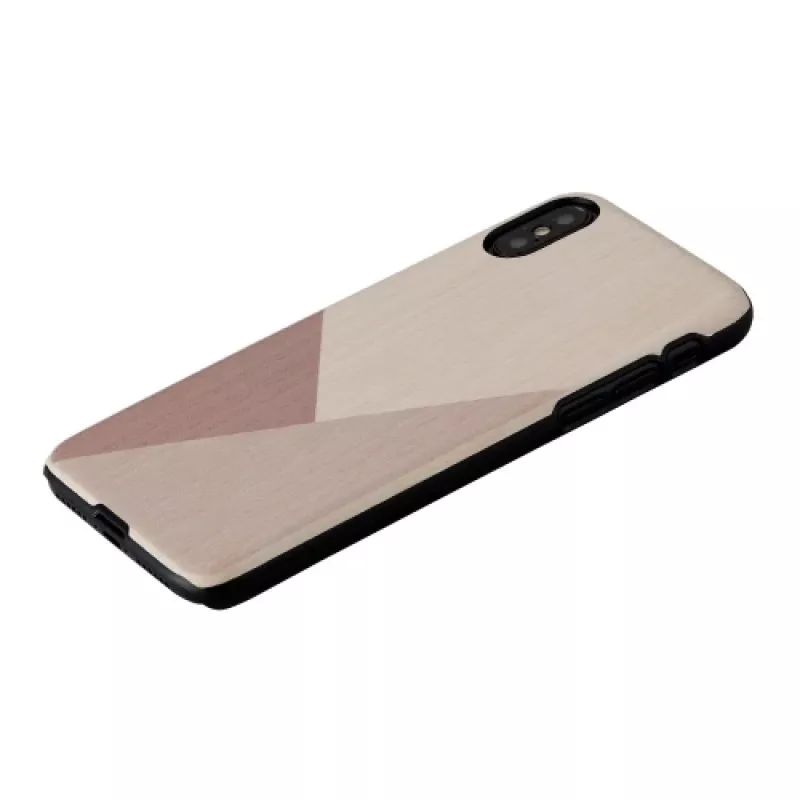 Smartphone case man and wood for iPhone X/XS — tulip black