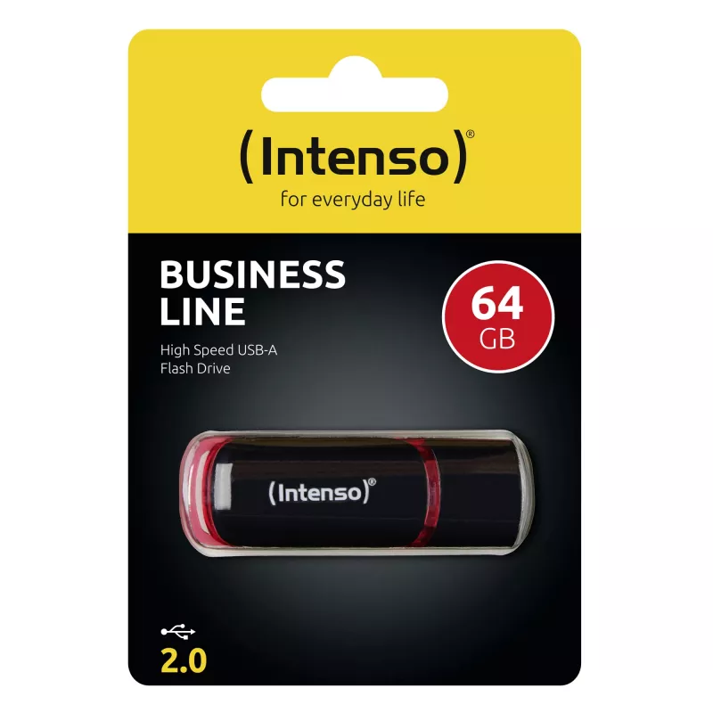 USB flash drive Intenso 64GB USB Type-A 2.0 Black Red