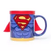 Thumbs Up Superman Mug with Cape, single design, 0.25 l, Blue, Red, Ceramic, Silicone, Universal, 1 piece