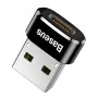 Baseus USB Male to Type-C Female Adapter Converter Black