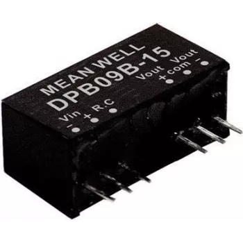 Power adapter/inverter MEAN WELL DPB09A-15, 9 W, 15 V, 0.3 A