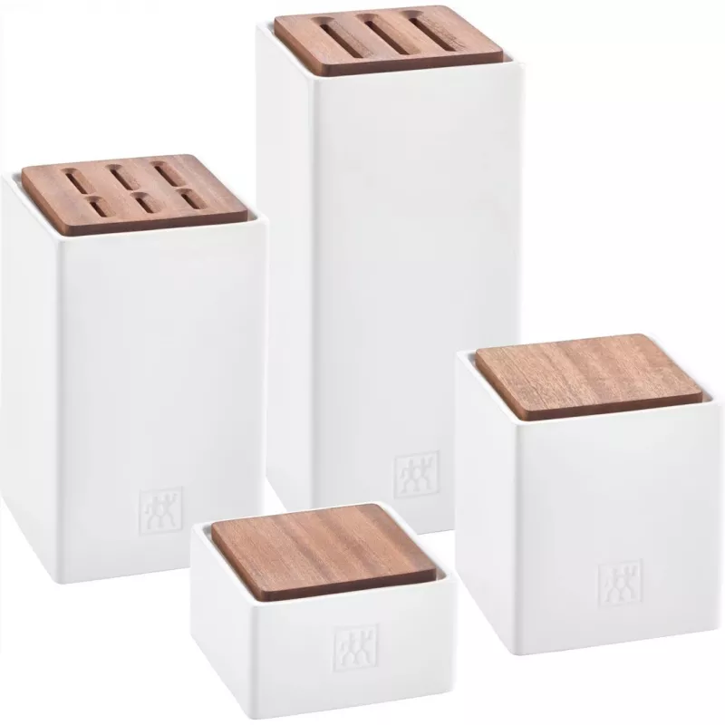 Ceramic storage canisters set of 4 ZWILLING 1002267 – glazed, stackable, airtight for tea coffee sugar spices