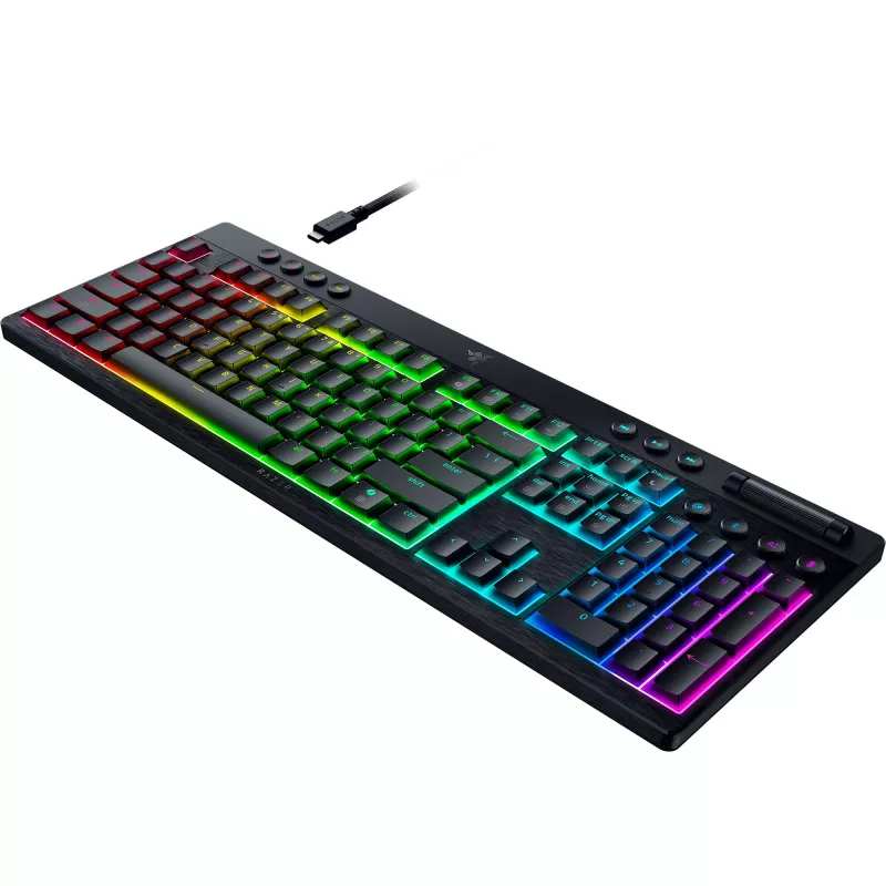 Mechanical Low Profile Keyboard Razer BlackWidow V4 — Orange Switches, Wireless Bluetooth