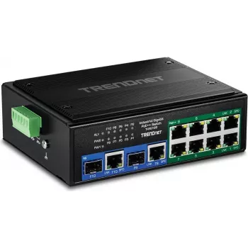 Industrial Gigabit Switch TRENDnet TI-BG108 — 10‑port, 400W PoE++