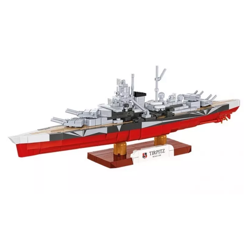 Construction set Cobi Battleship Tirpitz model with 593 pieces, scale and display features