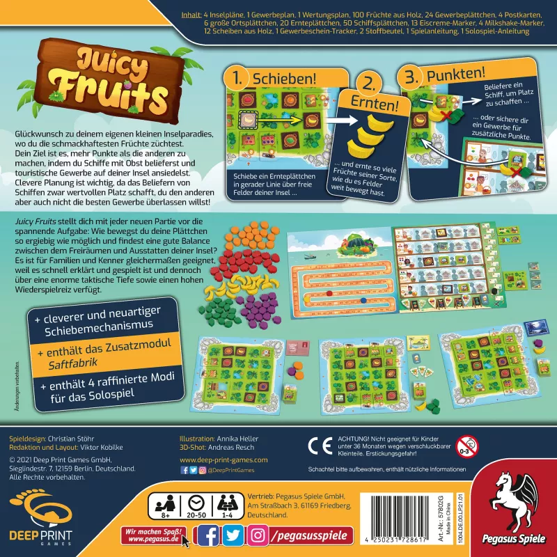 Deep Print Games: Juicy Fruits, Board Game