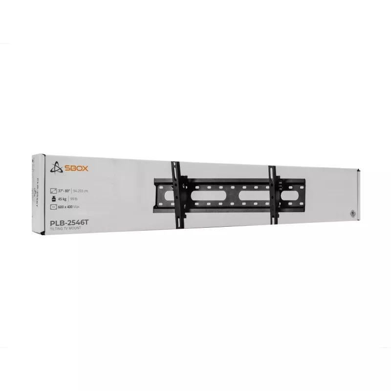 Mounting bracket SBOX PLB-2546T-2 for 37–80 inch displays, 45 kg capacity, 600×400 mm VESA