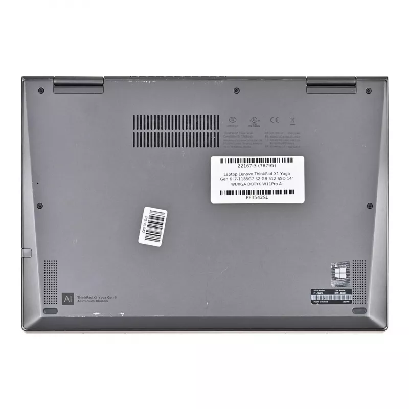 LENOVO ThinkPad X1 Yoga Gen.6 i7-1185G7 32GB 512GB SSD 14 WUXGA(touch) Win11pro USED US QWERTY Used