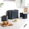 Kitchen storage canister set Salter BW126131EU7 4-piece airtight metal and plastic canisters