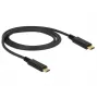 USB Cable DeLOCK 85531 USB 3.2 Gen 2 1m USB C Black