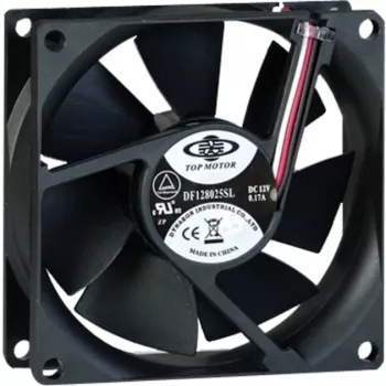 Inter-Tech 88885181 Computer Cooling Component ComputerEnclosure fan 8 cm Black (88885181)