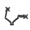 Desk handle on gas spring for 2 LEDs / LCDs 13-27 inches L-13GD