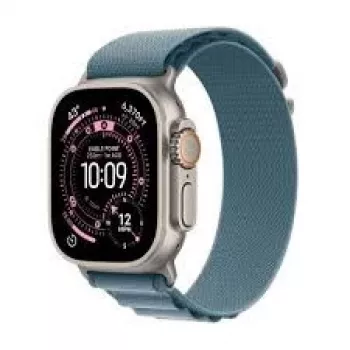 Smartwatch Apple Watch Ultra 3 GPS + Cellular 49mm Natural Titanium with Light Blue Alpine Loop