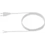 Power cable Bachmann 202.184 H03VVH2-F 2x0.75 mm², flexible mains lead