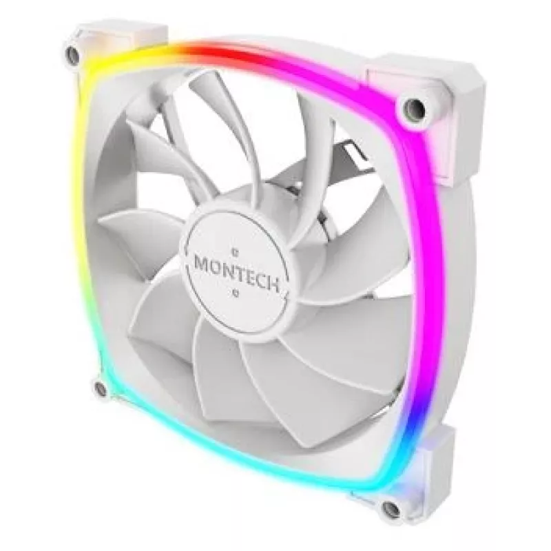 Montech RX120 PWM Computer case Fan 12 cm White 3 pc(s)
