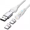 USB cable 4smarts 541236 USB 2.0 1.8 m USB C White