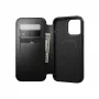 Folio case Nomad Modern Leather for iPhone 17 Pro Max MagSafe — Horween leather, black